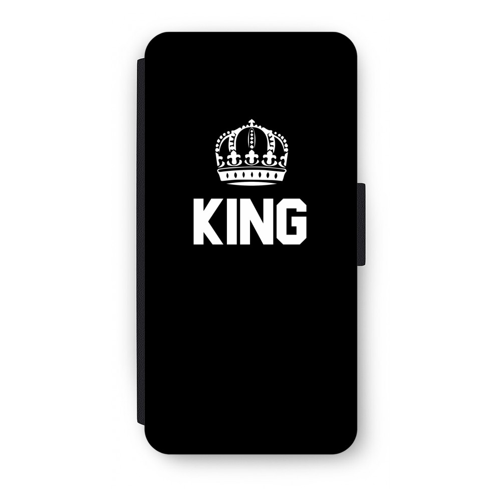 Samsung S8 Flip Hoesje King Zwart samsung kopen in de aanbieding