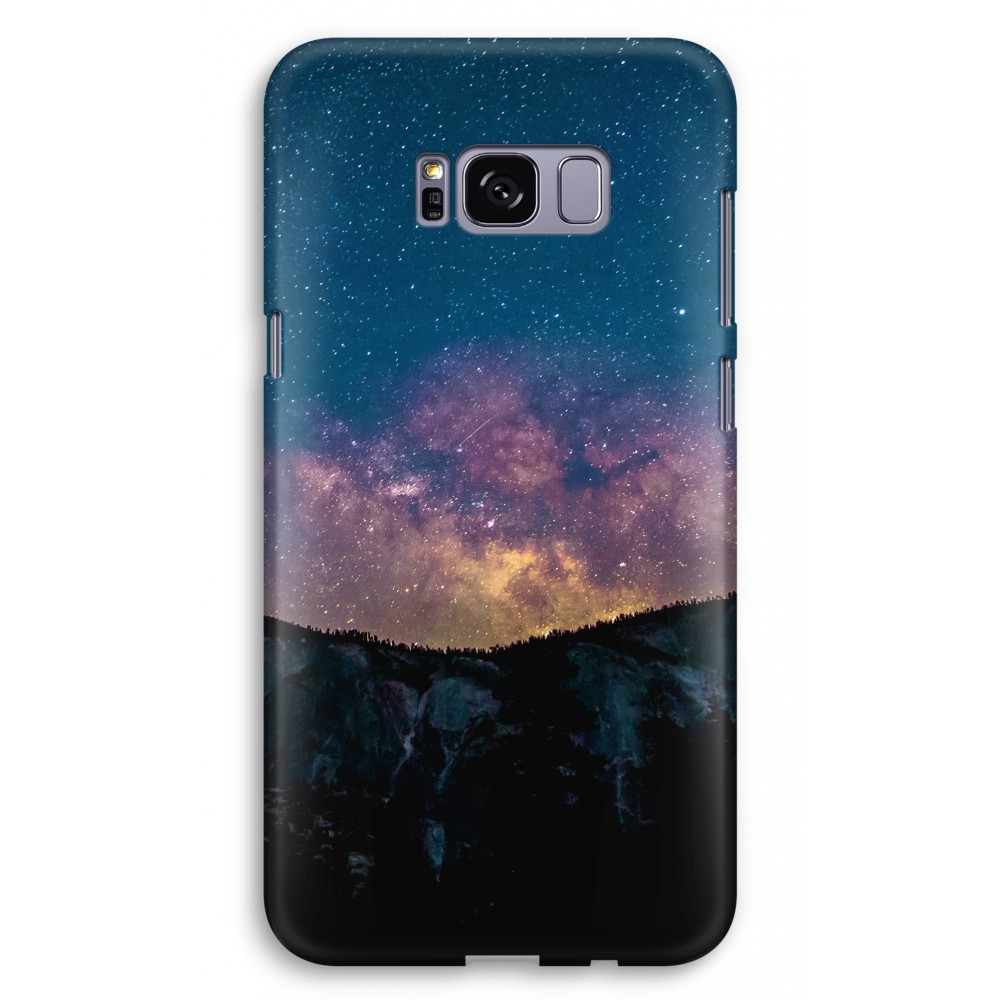 Samsung Galaxy S8 Plus Volledig Geprint Hoesje Hard Glossy Travel To Space samsung kopen in de aanbieding