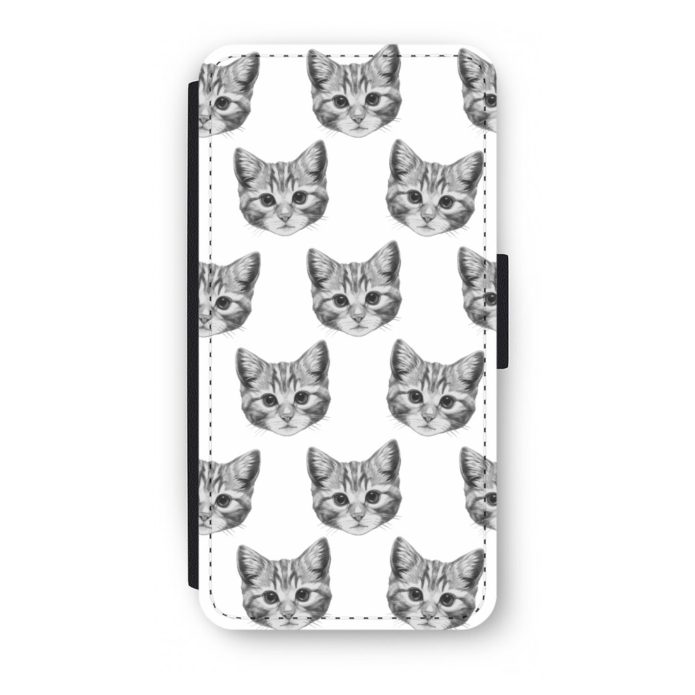 Samsung S8 Plus Flip Hoesje Kitten samsung kopen in de aanbieding