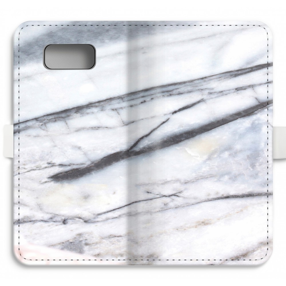 Samsung Galaxy S8 Plus Volledig Geprint Flip Hoesje Gestreepte Marmer samsung kopen in de aanbieding