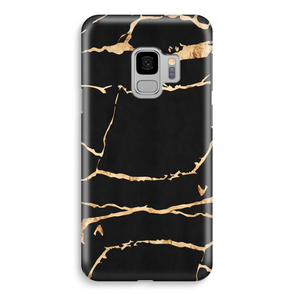 Samsung Galaxy S9 Volledig Geprint Hoesje Hard Glossy Gouden Marmer samsung kopen in de aanbieding Samsung Galaxy S9 Volledig Geprint Hoesje Hard Glossy Gouden Marmer samsung kopen in de aanbieding