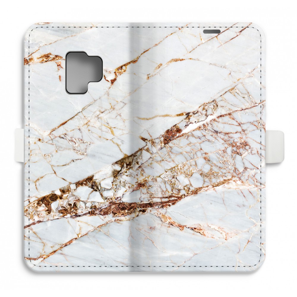 Samsung Galaxy S9 Volledig Geprint Flip Hoesje Goud Marmer samsung kopen in de aanbieding Samsung Galaxy S9 Volledig Geprint Flip Hoesje Goud Marmer samsung kopen in de aanbieding