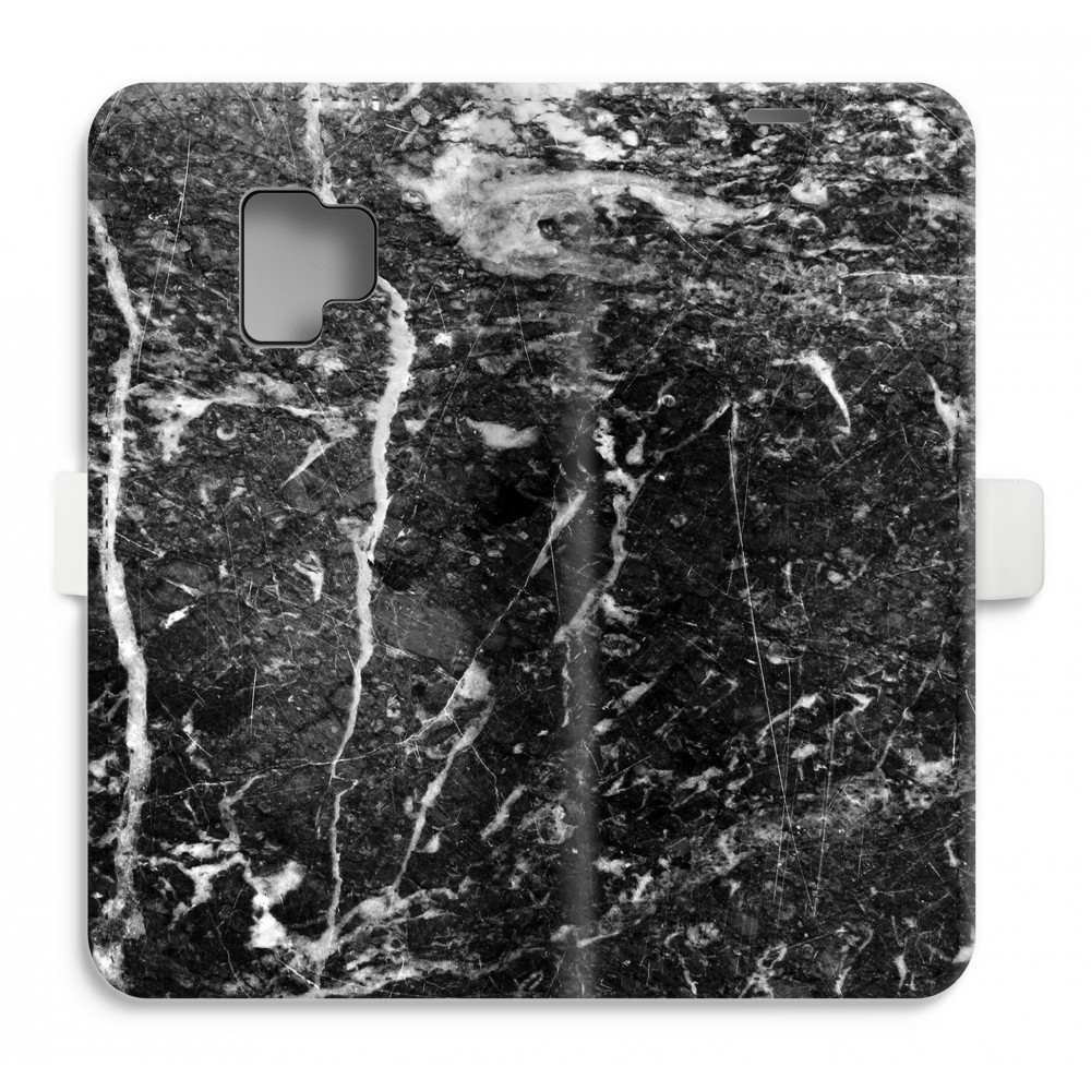 Samsung Galaxy S9 Volledig Geprint Flip Hoesje Zwart Marmer samsung kopen in de aanbieding Samsung Galaxy S9 Volledig Geprint Flip Hoesje Zwart Marmer samsung kopen in de aanbieding