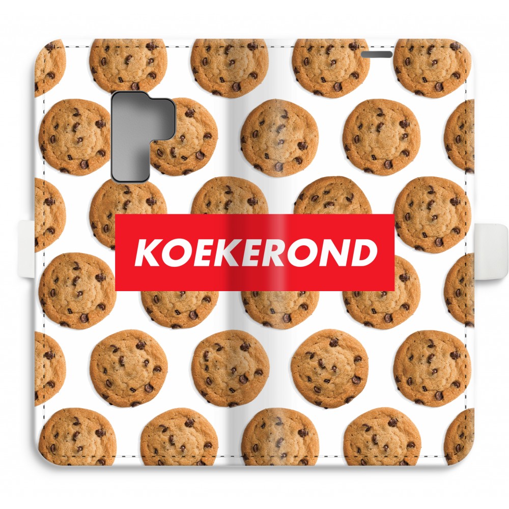 Samsung Galaxy S9 Plus Volledig Geprint Flip Hoesje Koekerond samsung kopen in de aanbieding