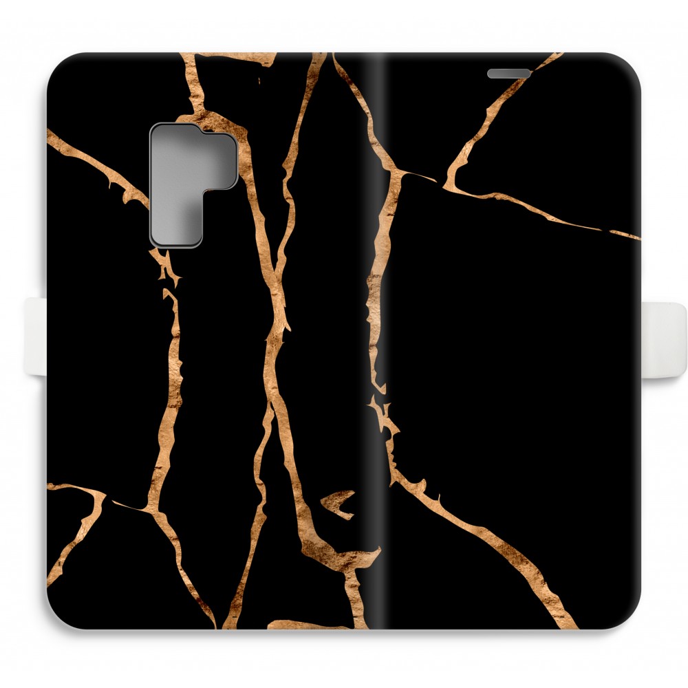 Samsung Galaxy S9 Plus Volledig Geprint Flip Hoesje Gouden Marmer samsung kopen in de aanbieding Samsung Galaxy S9 Plus Volledig Geprint Flip Hoesje Gouden Marmer samsung kopen in de aanbieding