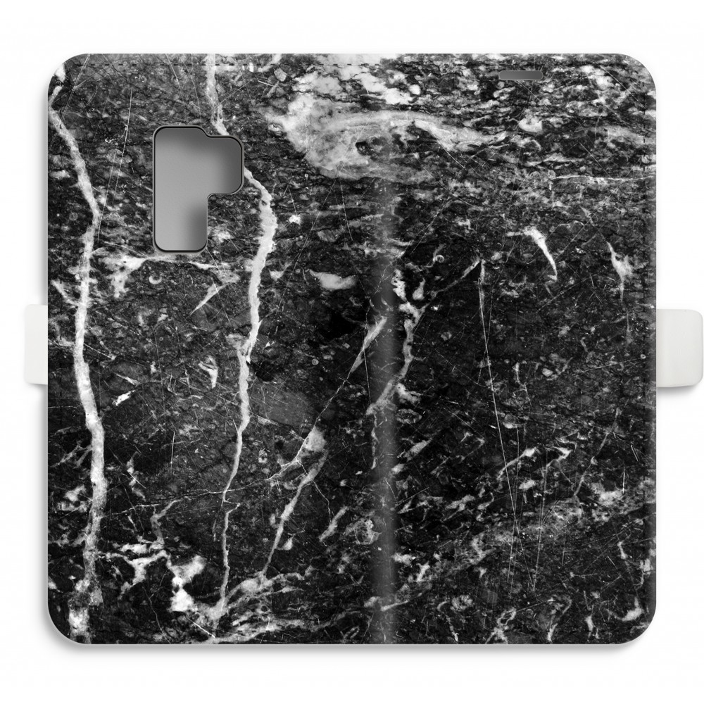 Samsung Galaxy S9 Plus Volledig Geprint Flip Hoesje Zwart Marmer samsung kopen in de aanbieding Samsung Galaxy S9 Plus Volledig Geprint Flip Hoesje Zwart Marmer samsung kopen in de aanbieding