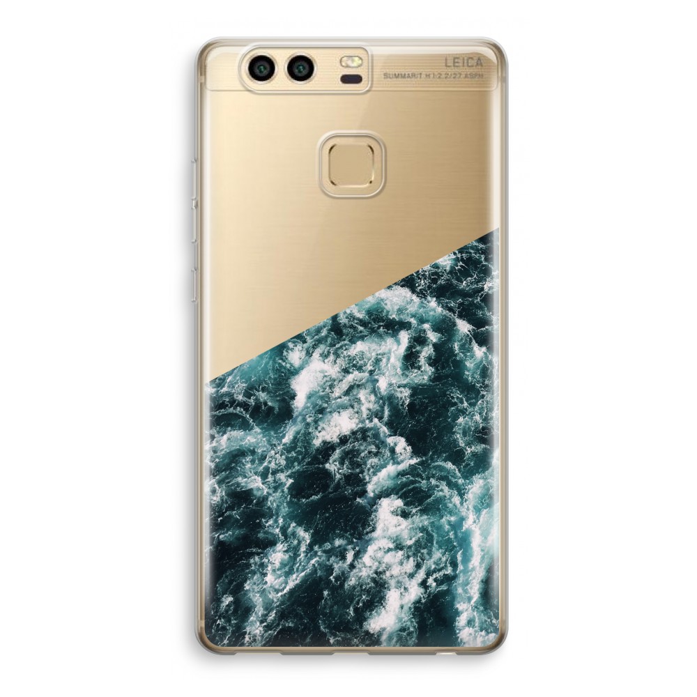 Huawei P9 Transparant Hoesje Soft Zee Golf huawei kopen in de aanbieding