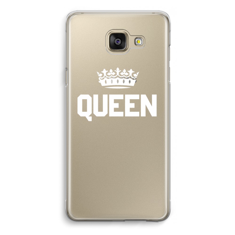 Samsung Galaxy A5 2016 Transparant Hoesje Soft Queen Zwart samsung kopen in de aanbieding