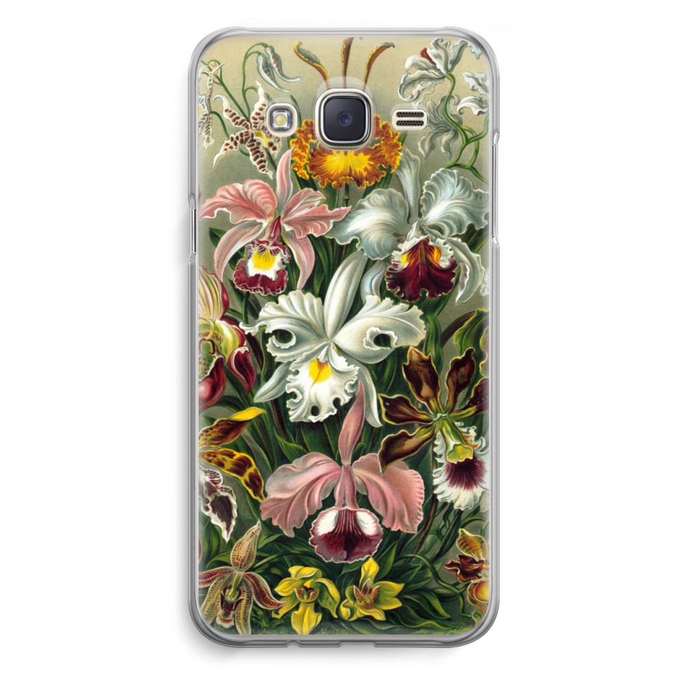 Samsung Galaxy J5 2015 Transparant Hoesje Soft Haeckel Orchidae samsung kopen in de aanbieding