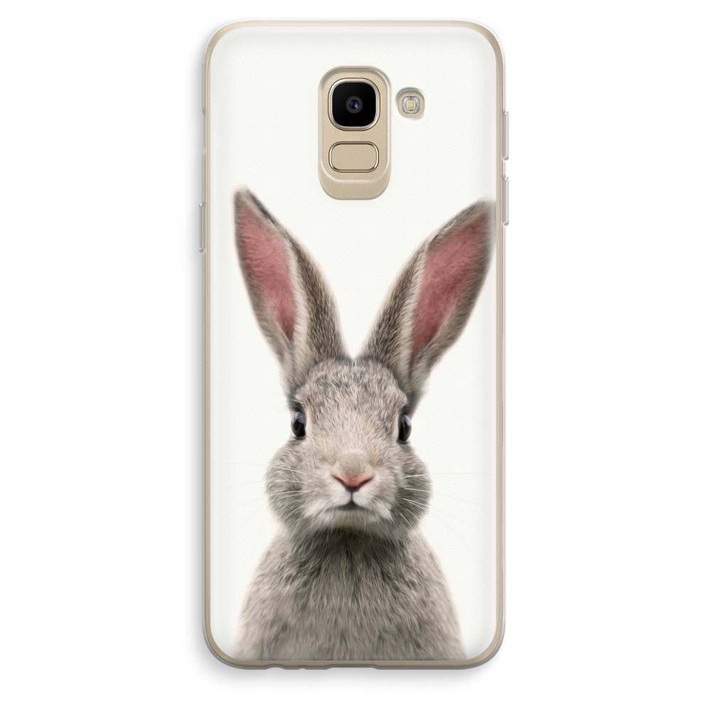 Samsung Galaxy J6 2018 Transparant Hoesje Soft Daisy samsung kopen in de aanbieding