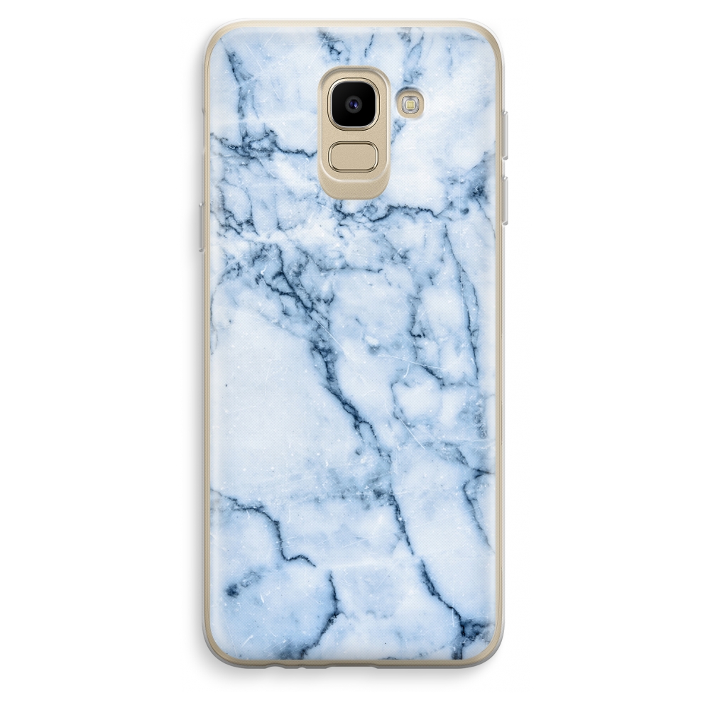 Samsung Galaxy J6 2018 Transparant Hoesje Soft Blauw Marmer samsung kopen in de aanbieding Samsung Galaxy J6 2018 Transparant Hoesje Soft Blauw Marmer samsung kopen in de aanbieding