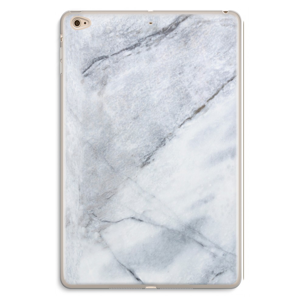 Apple Ipad Mini 4 Transparant Hoesje Soft Witte Marmer apple kopen in de aanbieding