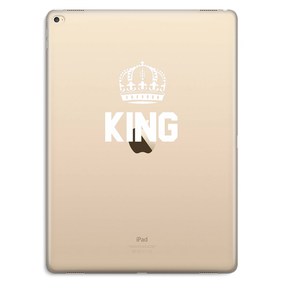 Apple Ipad Pro 129 Inch Transparant Hoesje Soft King Zwart apple kopen in de aanbieding