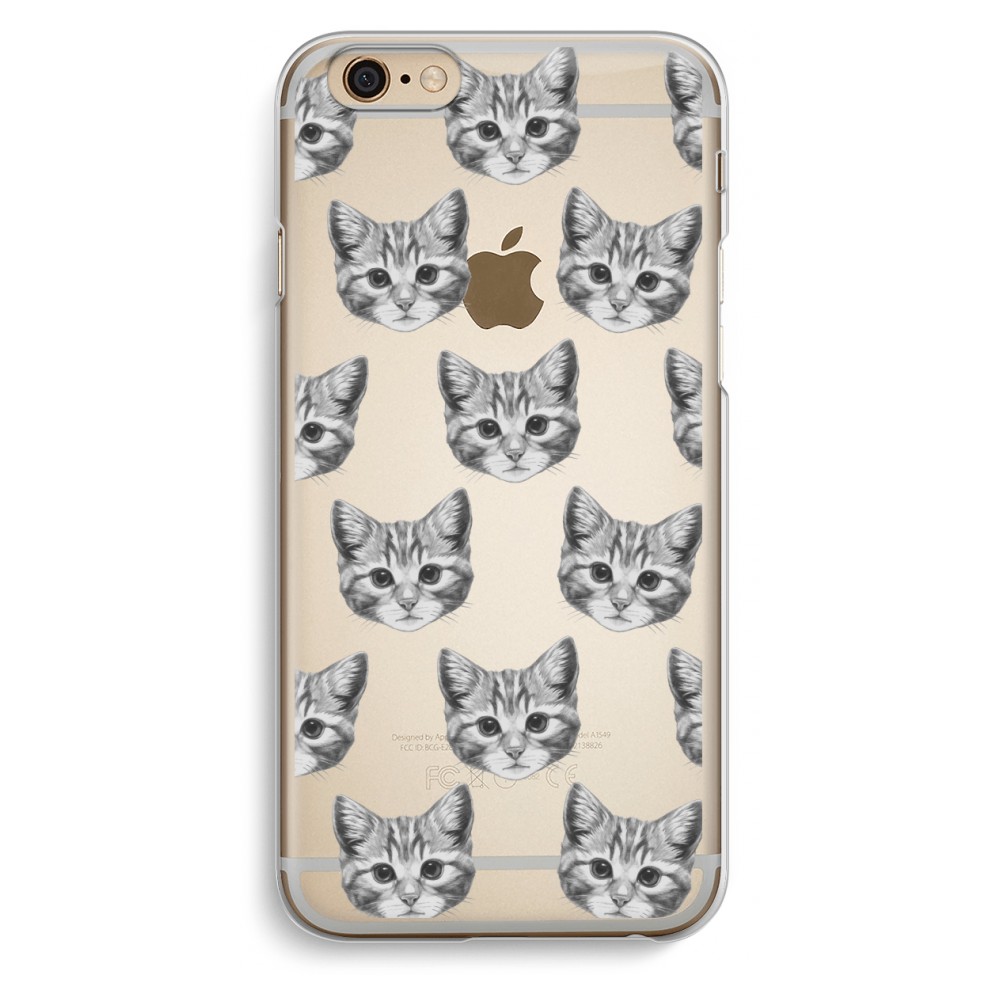 Apple Iphone 6 6S Transparant Hoesje Soft Kitten apple kopen in de aanbieding Apple Iphone 6 6S Transparant Hoesje Soft Kitten apple kopen in de aanbieding