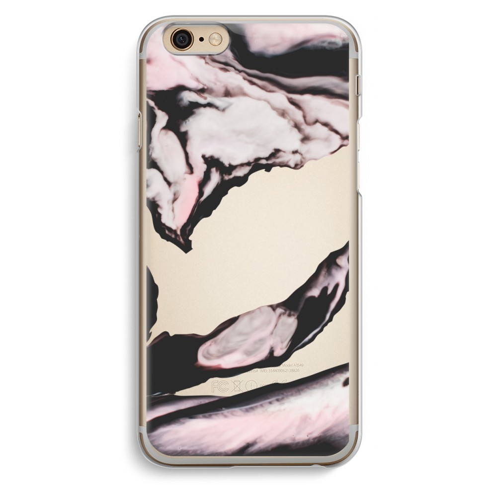 Apple Iphone 6 6S Transparant Hoesje Soft Roze Stroom apple kopen in de aanbieding