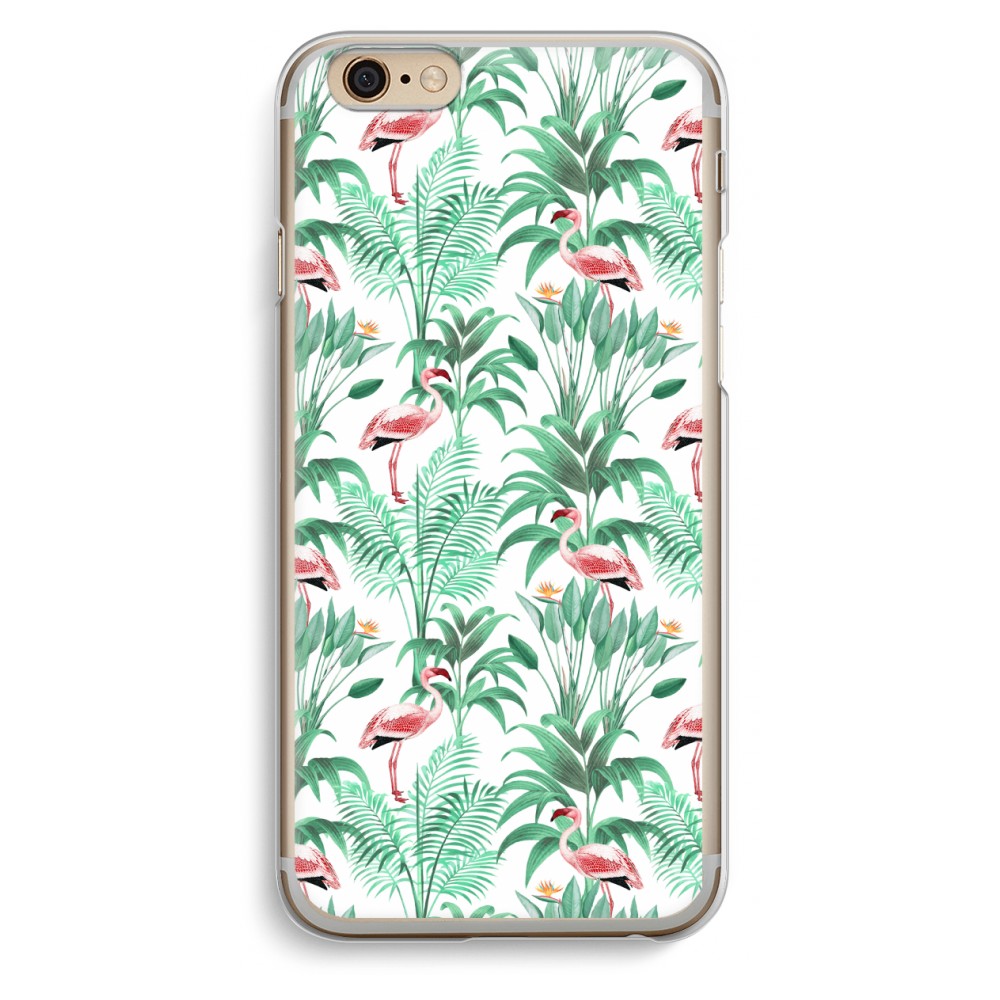 Apple Iphone 6 6S Transparant Hoesje Soft Flamingo Bladeren apple kopen in de aanbieding Apple Iphone 6 6S Transparant Hoesje Soft Flamingo Bladeren apple kopen in de aanbieding