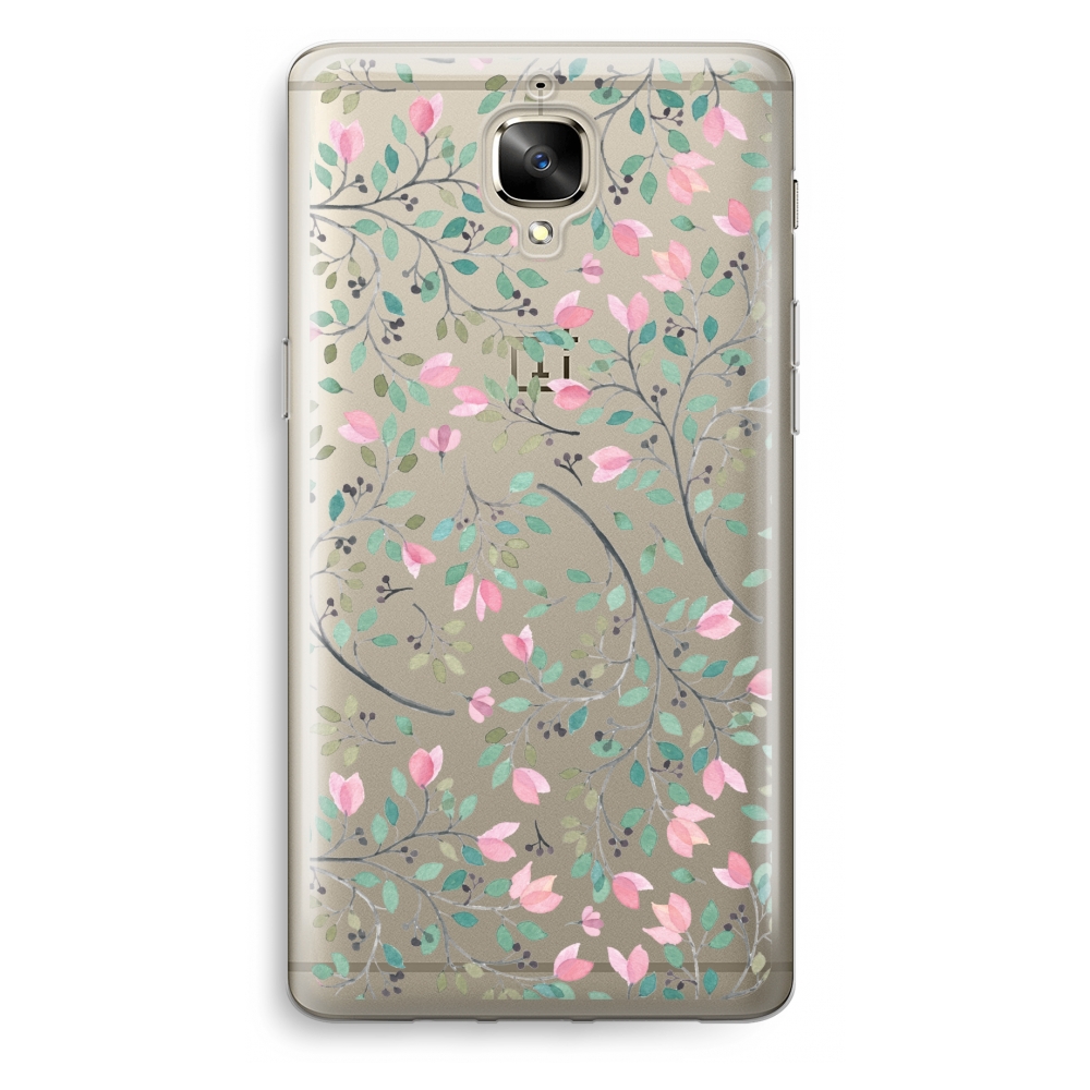 Oneplus 3 Transparant Hoesje Soft Sierlijke Bloemen oneplus kopen in de aanbieding Oneplus 3 Transparant Hoesje Soft Sierlijke Bloemen oneplus kopen in de aanbieding