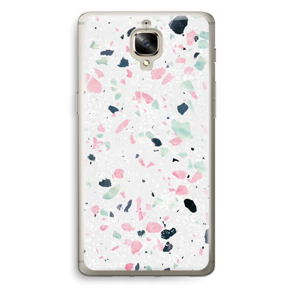 Oneplus 3T Transparant Hoesje Soft Terrazzo N Graden 3 oneplus kopen in de aanbieding