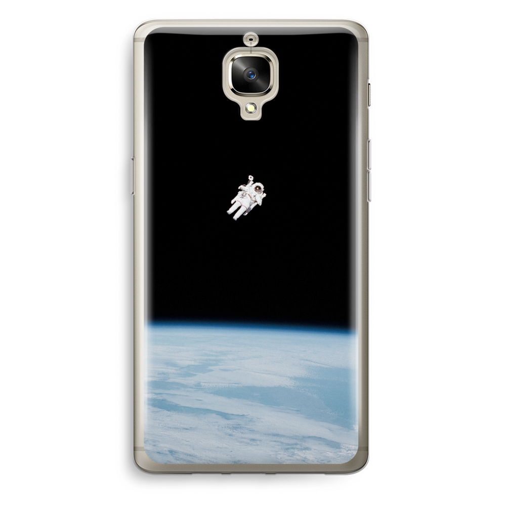 Oneplus 3T Transparant Hoesje Soft Alone In Space oneplus kopen in de aanbieding Oneplus 3T Transparant Hoesje Soft Alone In Space oneplus kopen in de aanbieding