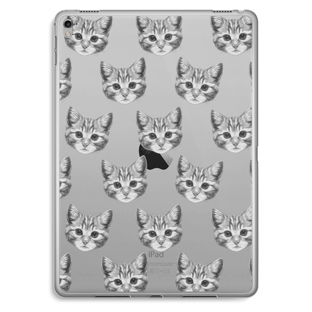 Apple Ipad Pro 97 Inch Transparant Hoesje Soft Kitten apple kopen in de aanbieding
