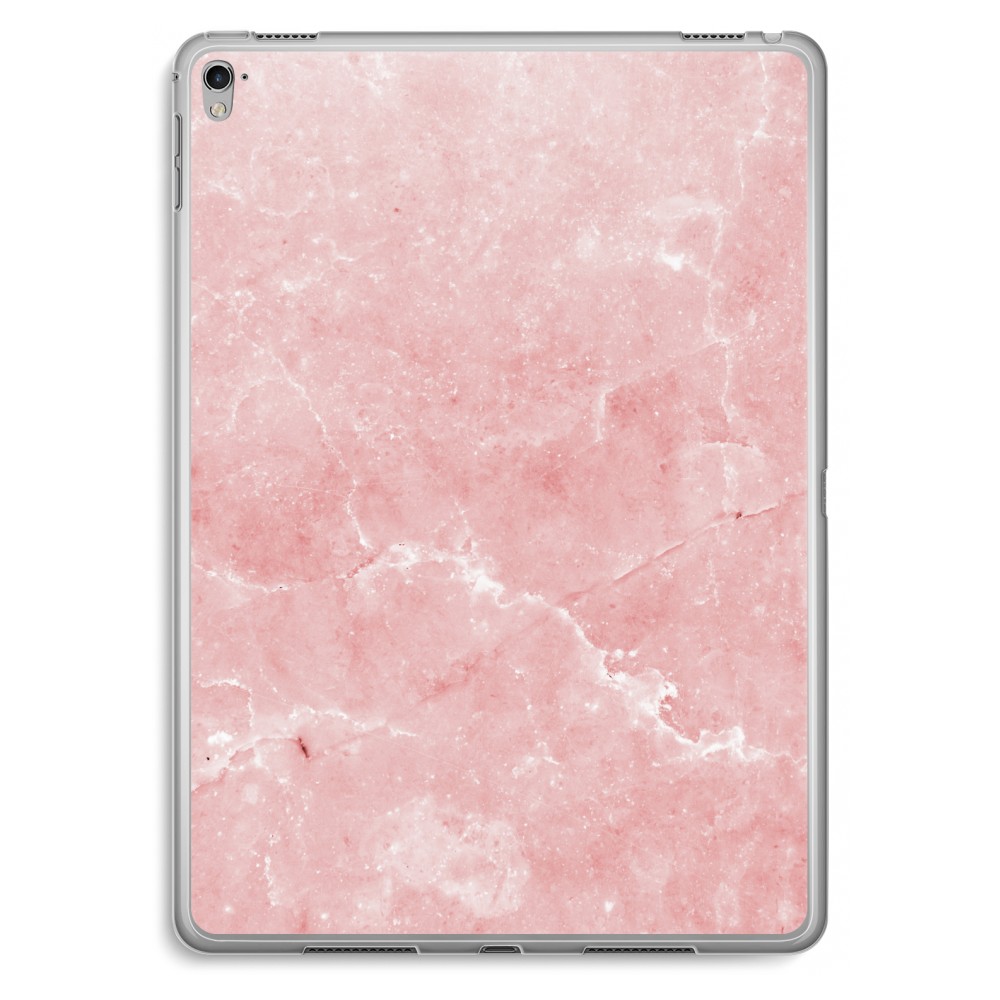 Apple Ipad Pro 97 Inch Transparant Hoesje Soft Roze Marmer apple kopen in de aanbieding