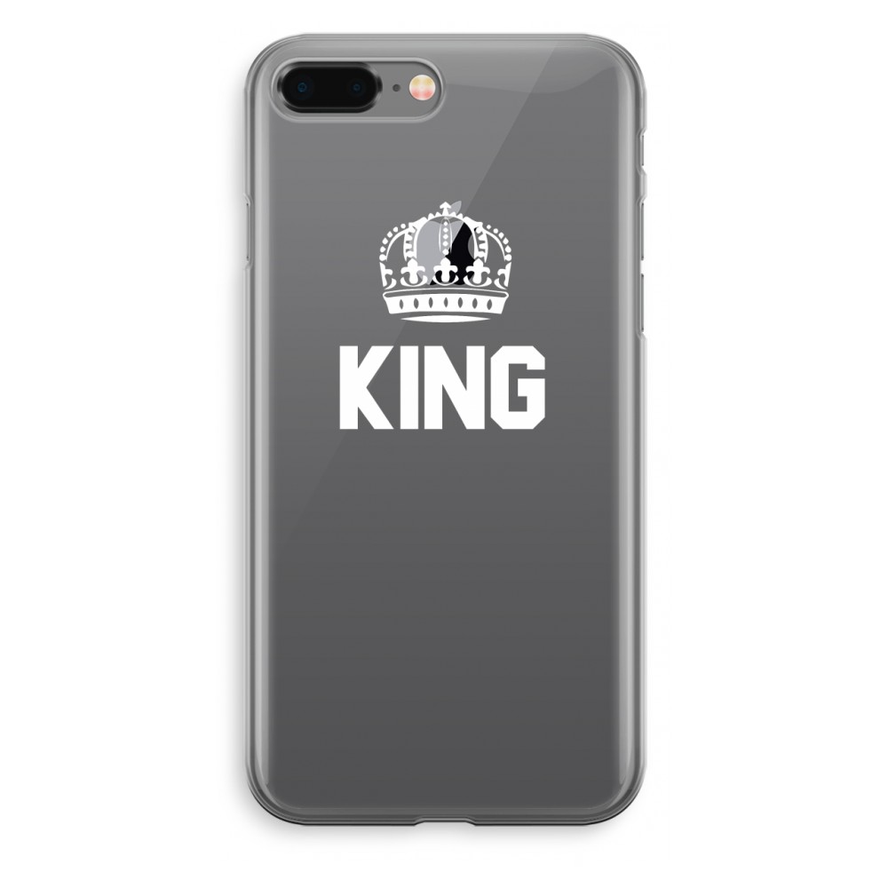Apple Iphone 8 Plus Transparant Hoesje Soft King Zwart apple kopen in de aanbieding Apple Iphone 8 Plus Transparant Hoesje Soft King Zwart apple kopen in de aanbieding