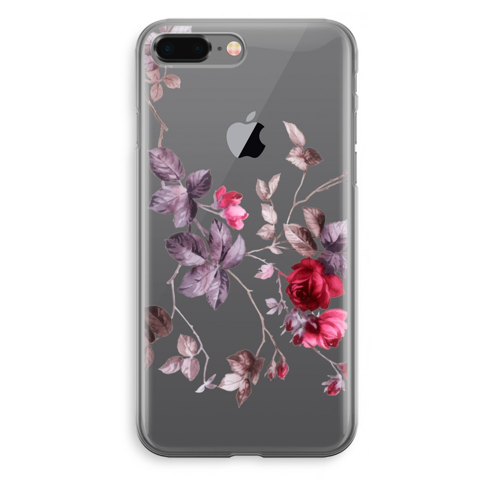 Apple Iphone 8 Plus Transparant Hoesje Soft Mooie Bloemen apple kopen in de aanbieding Apple Iphone 8 Plus Transparant Hoesje Soft Mooie Bloemen apple kopen in de aanbieding