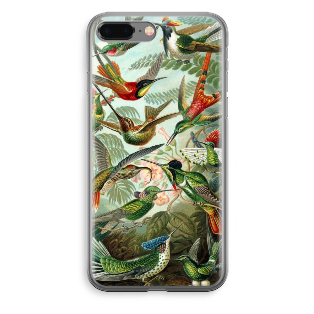 Apple Iphone 8 Plus Transparant Hoesje Soft Haeckel Trochilidae apple kopen in de aanbieding