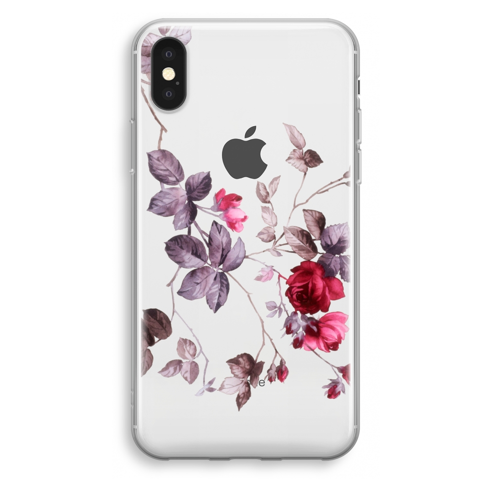Apple Iphone Xs Transparant Hoesje Soft Mooie Bloemen apple kopen in de aanbieding Apple Iphone Xs Transparant Hoesje Soft Mooie Bloemen apple kopen in de aanbieding