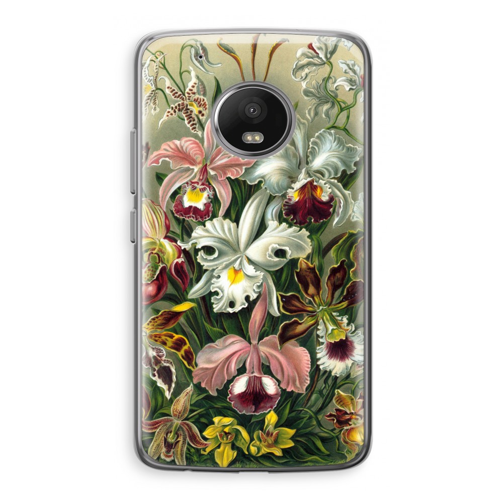 Motorola Moto G5 Transparant Hoesje Soft Haeckel Orchidae motorola kopen in de aanbieding