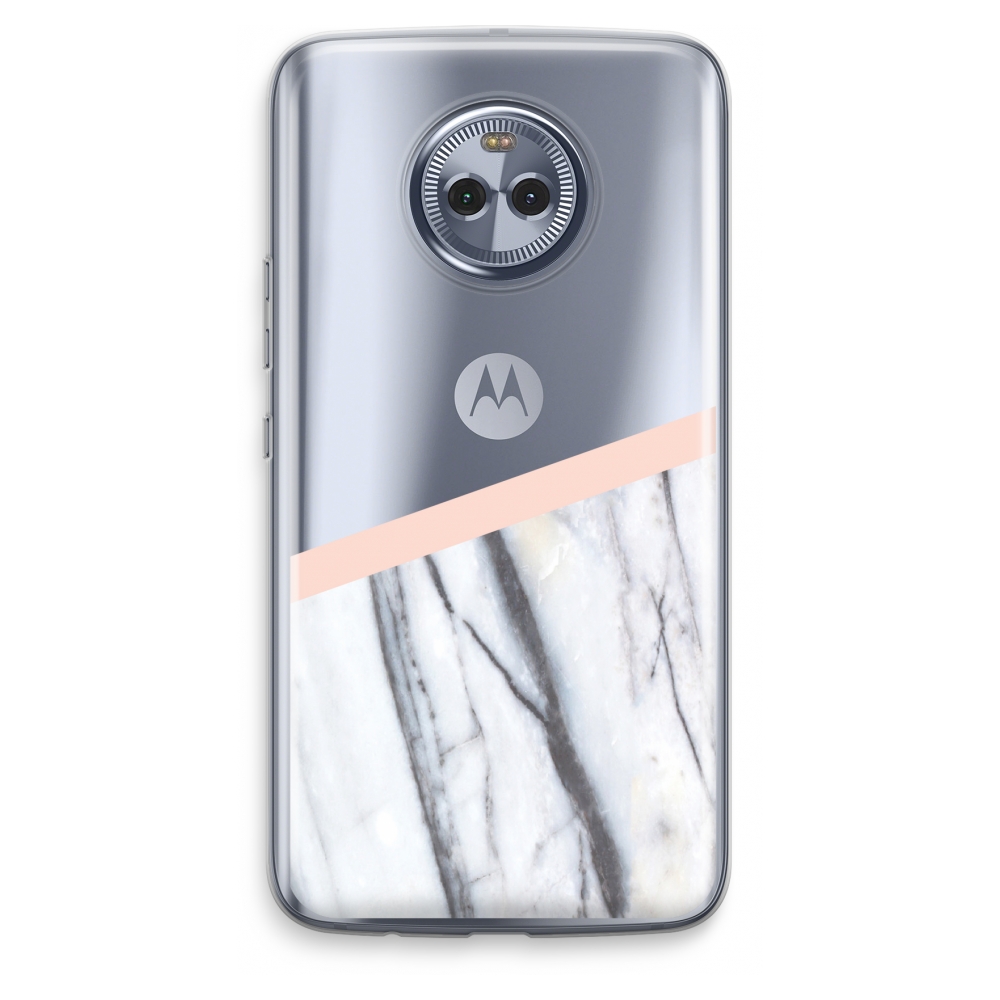Motorola Moto X4 Transparant Hoesje Soft A Touch Of Peach motorola kopen in de aanbieding