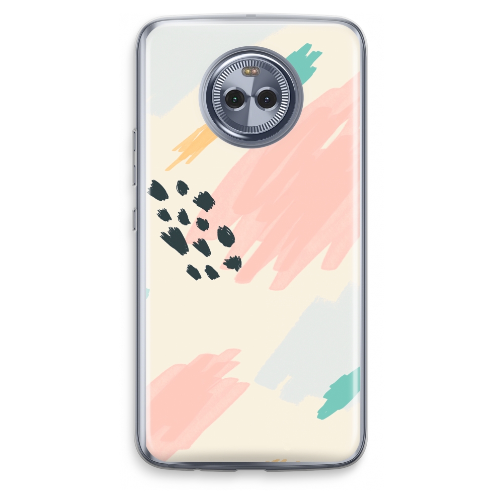 Motorola Moto X4 Transparant Hoesje Soft Sunday Chillings motorola kopen in de aanbieding