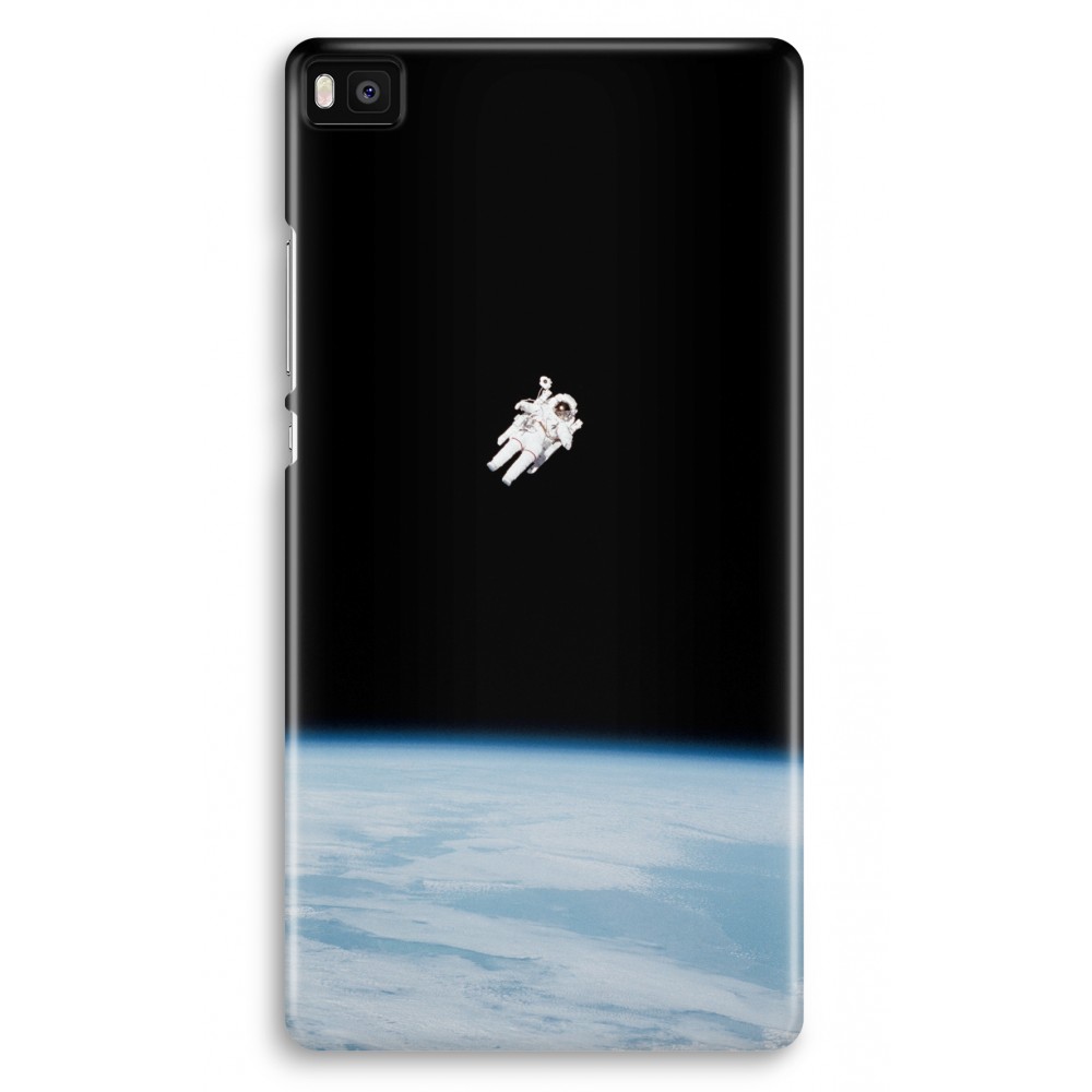 Huawei Ascend P8 Volledig Geprint Hoesje Hard Alone In Space huawei kopen in de aanbieding