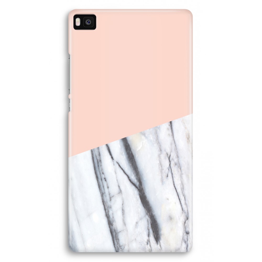 Huawei Ascend P8 Volledig Geprint Hoesje Hard A Touch Of Peach huawei kopen in de aanbieding