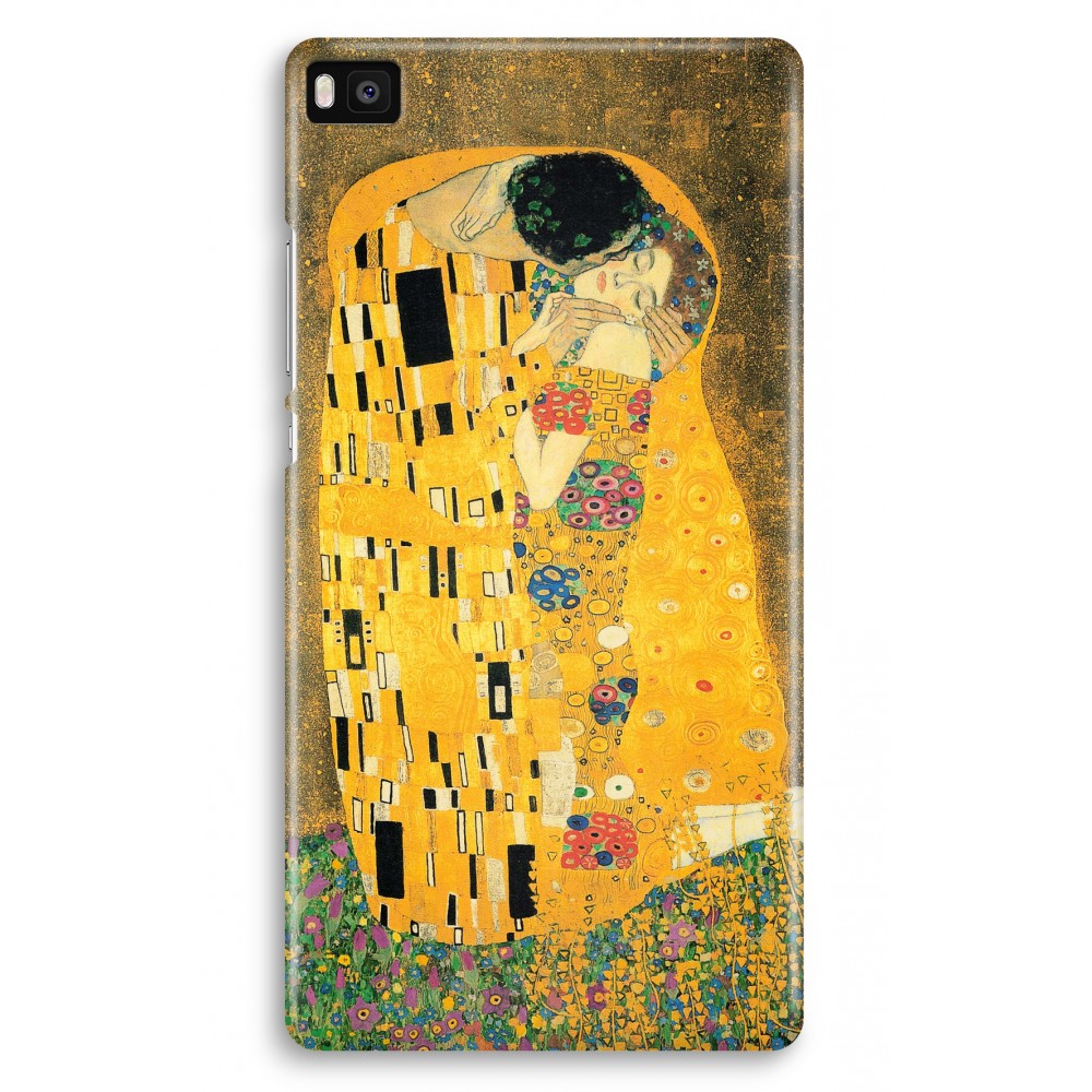 Huawei Ascend P8 Volledig Geprint Hoesje Hard Der Kuss huawei kopen in de aanbieding