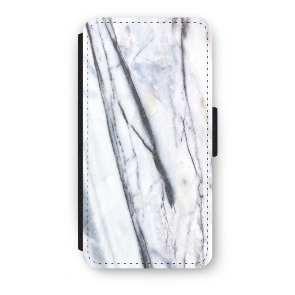 Huawei P8 Lite 2015 2016 Flip Hoesje Gestreepte Marmer huawei kopen in de aanbieding