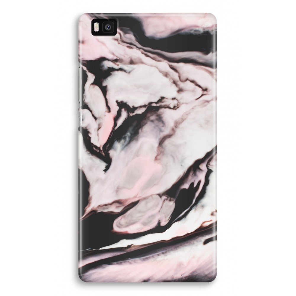 Huawei Ascend P8 Lite 2015 2016 Volledig Geprint Hoesje Hard Roze Stroom huawei kopen in de aanbieding