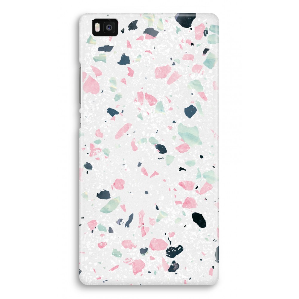 Huawei Ascend P8 Lite 2015 2016 Volledig Geprint Hoesje Hard Terrazzo N Graden 3 huawei kopen in de aanbieding