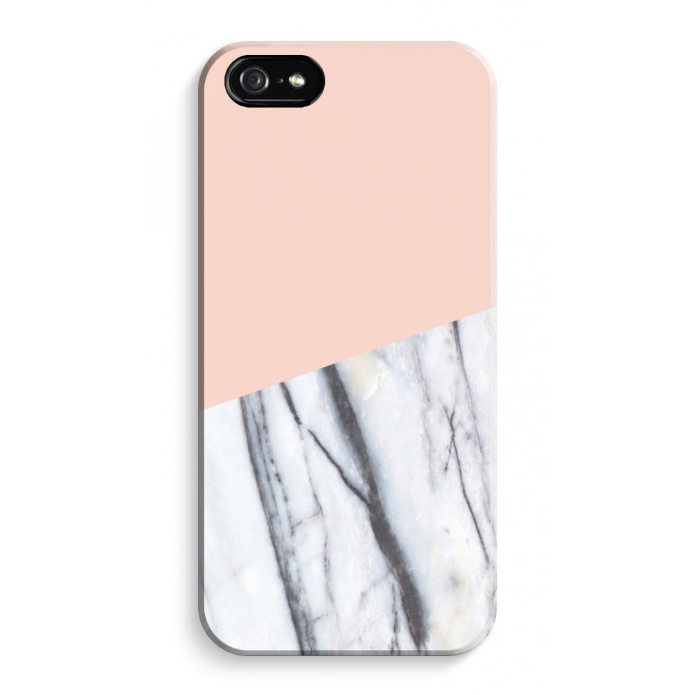 Apple Iphone 5 5S Se Volledig Geprint Hoesje Hard Glossy A Touch Of Peach apple kopen in de aanbieding