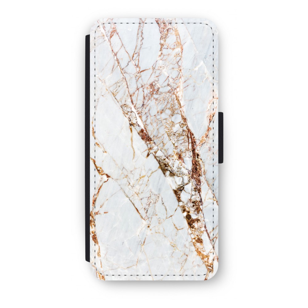 Apple Iphone 55Sse Flip Hoesje Goud Marmer apple kopen in de aanbieding