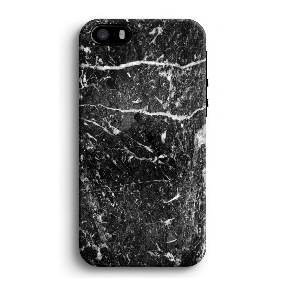 Apple Iphone 5 5S Se Tough Case Zwart Marmer apple kopen in de aanbieding
