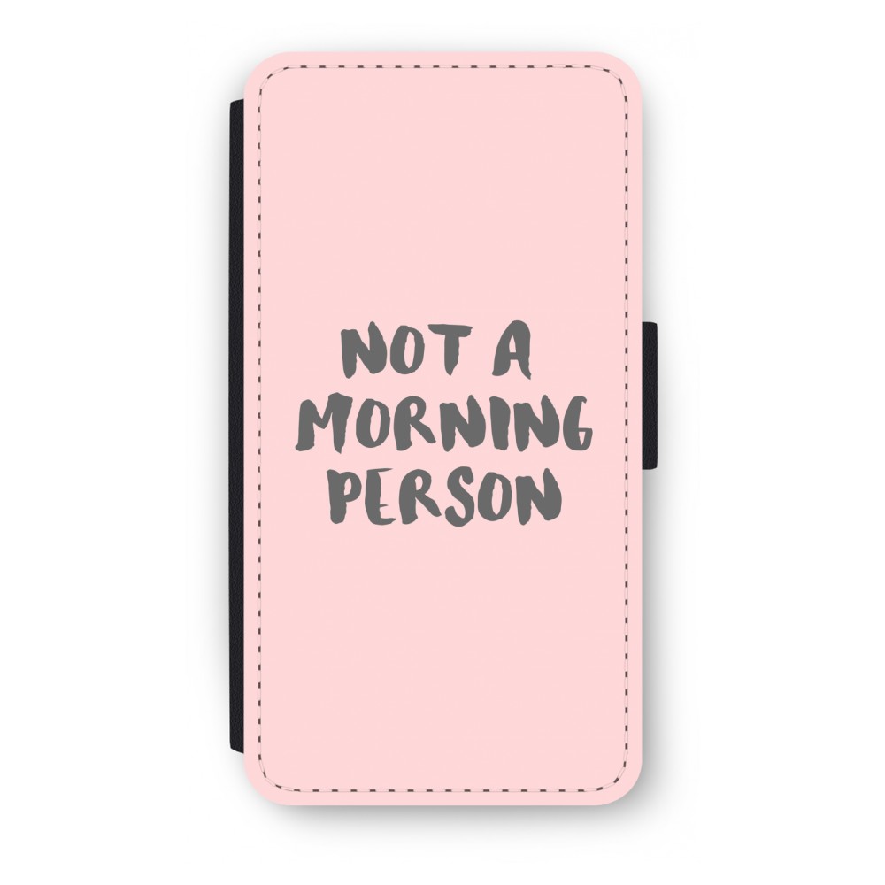 Apple Iphone 44S Flip Hoesje Morning Person apple kopen in de aanbieding