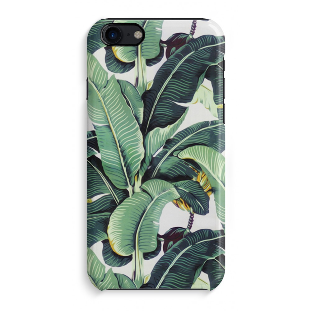 Apple Iphone 7 Volledig Geprint Hoesje Hard Glossy Bananenbladeren apple kopen in de aanbieding Apple Iphone 7 Volledig Geprint Hoesje Hard Glossy Bananenbladeren apple kopen in de aanbieding