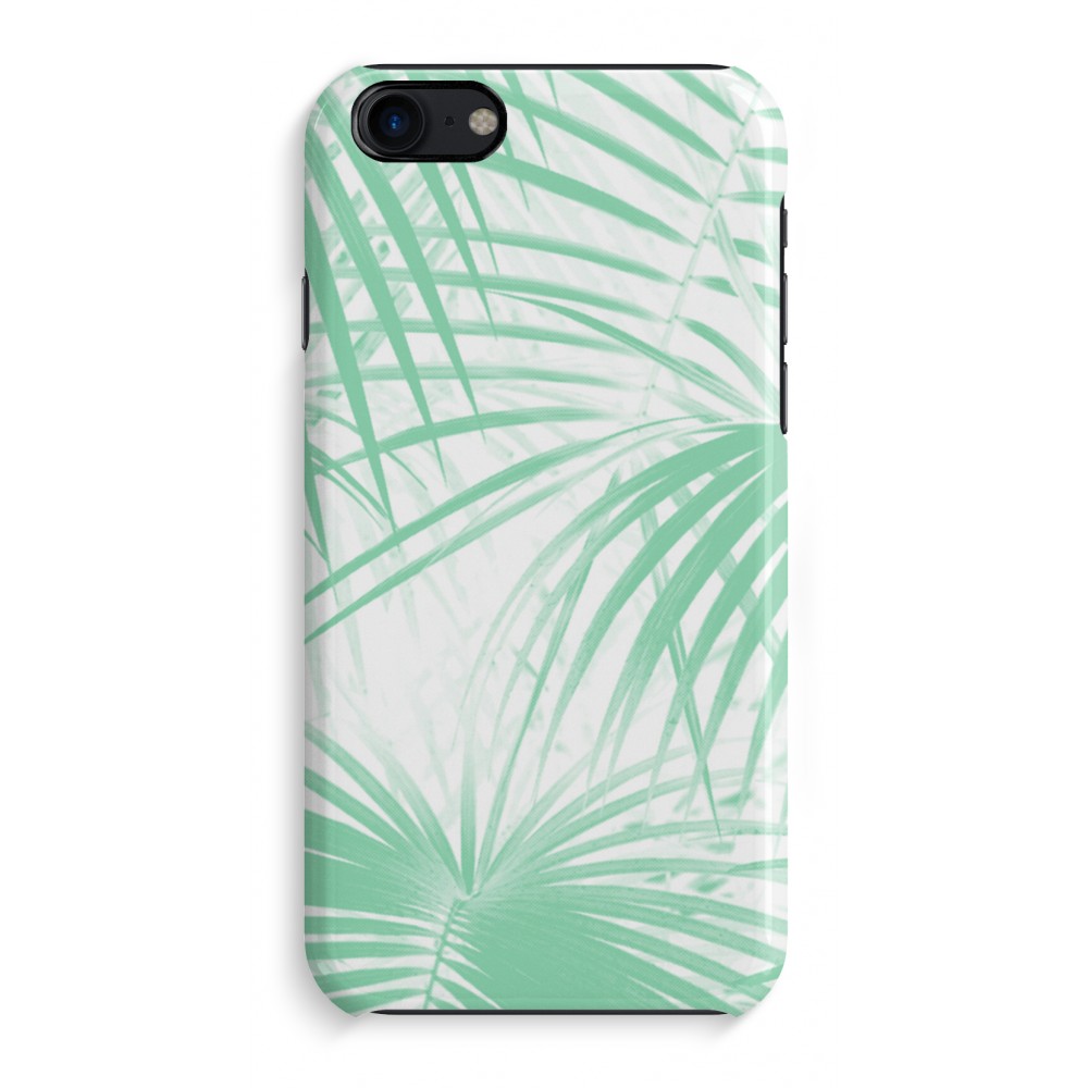 Apple Iphone 7 Volledig Geprint Hoesje Hard Glossy Palmbladeren apple kopen in de aanbieding Apple Iphone 7 Volledig Geprint Hoesje Hard Glossy Palmbladeren apple kopen in de aanbieding