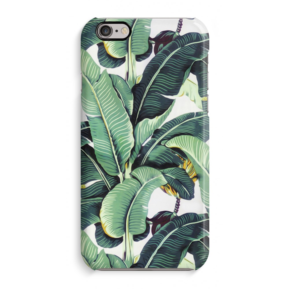 Apple Volledig Geprint Iphone 6 6S Hoesje Glossy Bananenbladeren apple kopen in de aanbieding