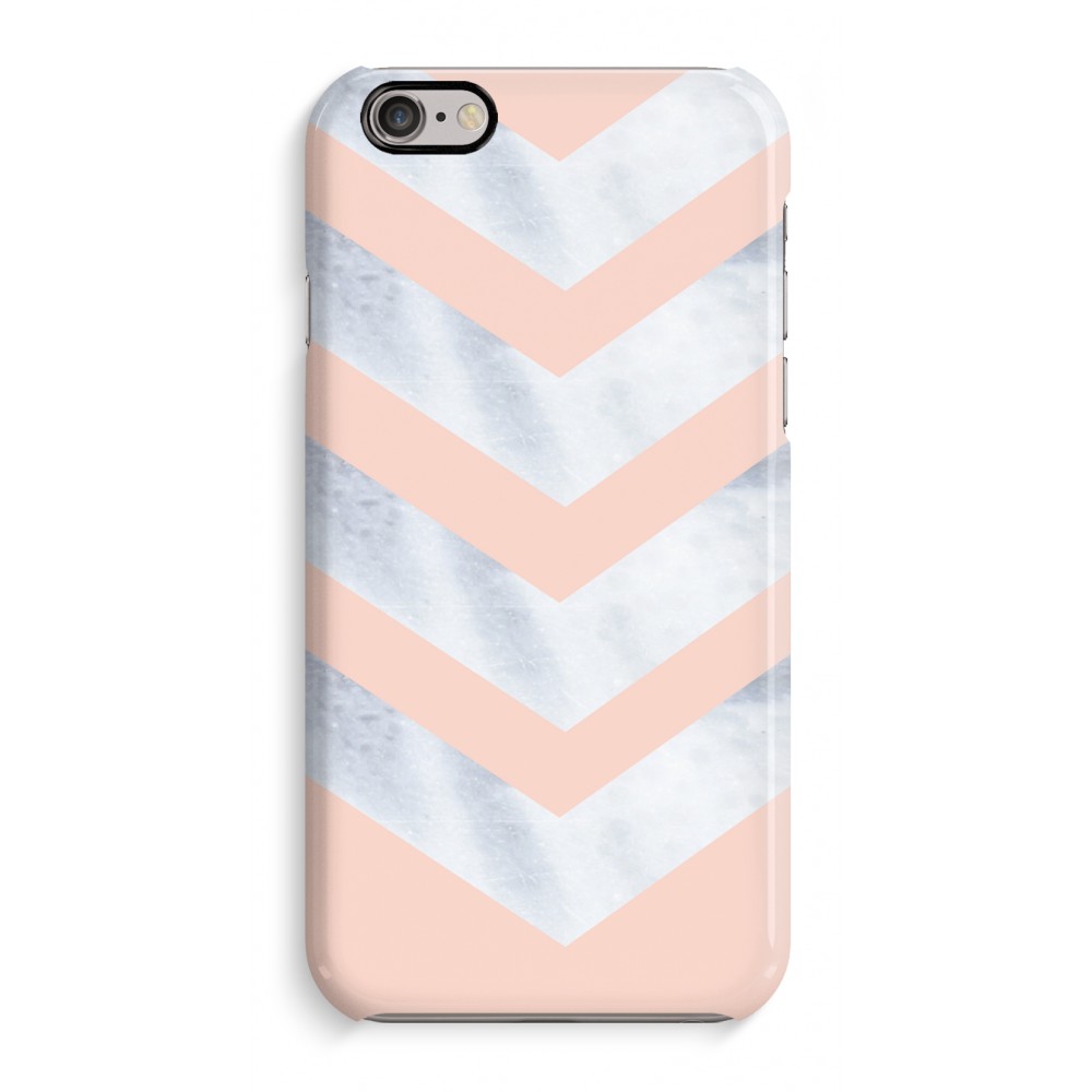 Apple Volledig Geprint Iphone 6 6S Hoesje Glossy Marmeren Pijlen apple kopen in de aanbieding