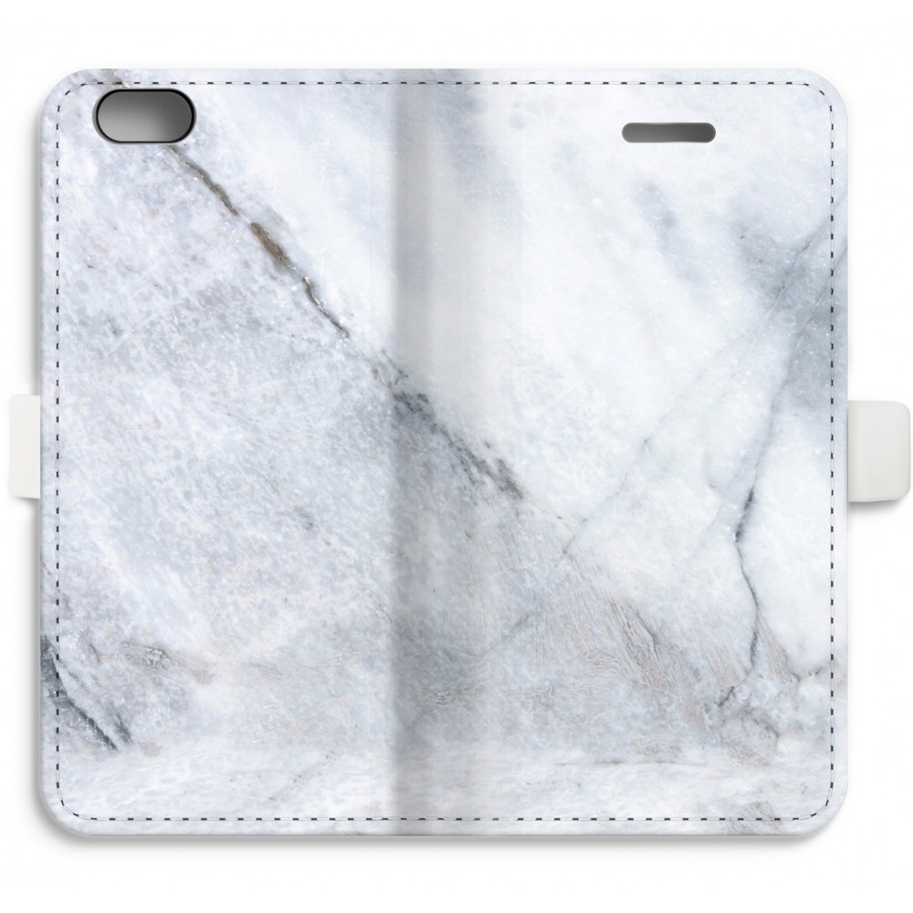 Apple Iphone 6 6S Volledig Geprint Flip Hoesje Witte Marmer apple kopen in de aanbieding Apple Iphone 6 6S Volledig Geprint Flip Hoesje Witte Marmer apple kopen in de aanbieding