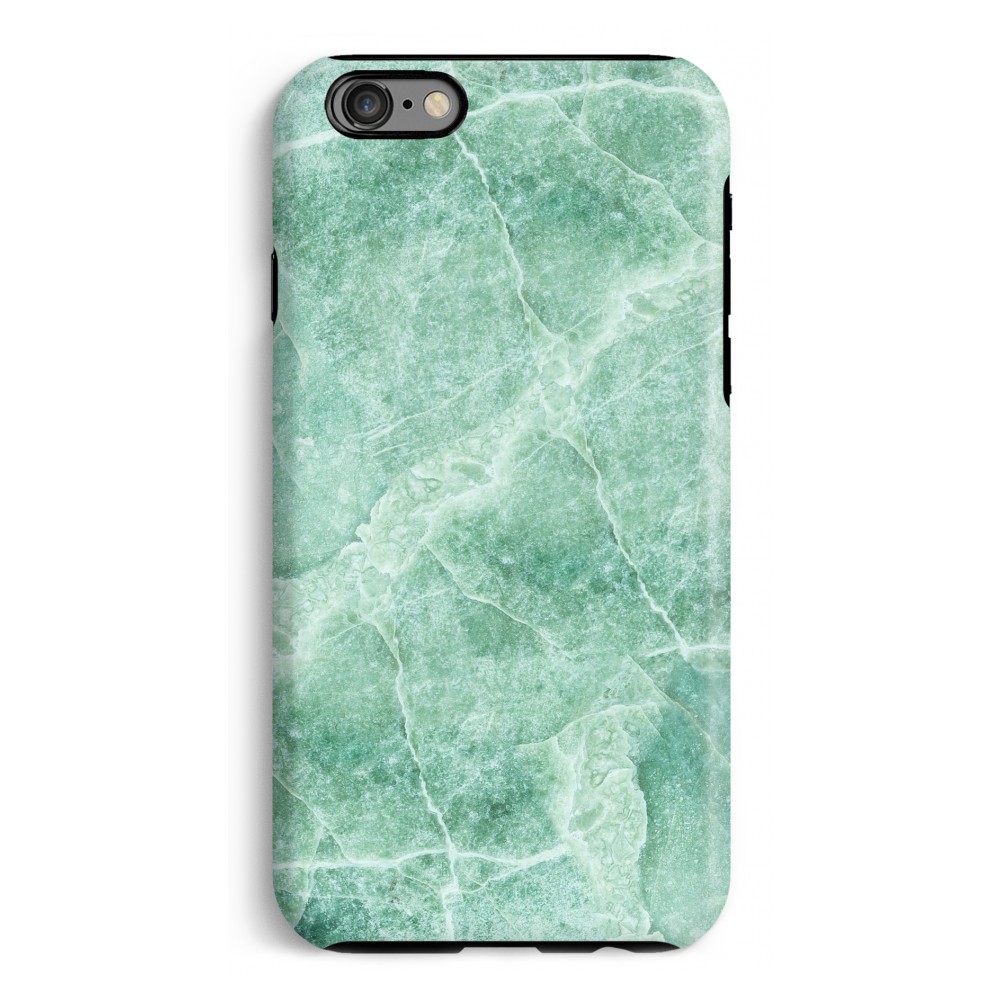 Apple Iphone 6 6S Tough Case Groen Marmer apple kopen in de aanbieding