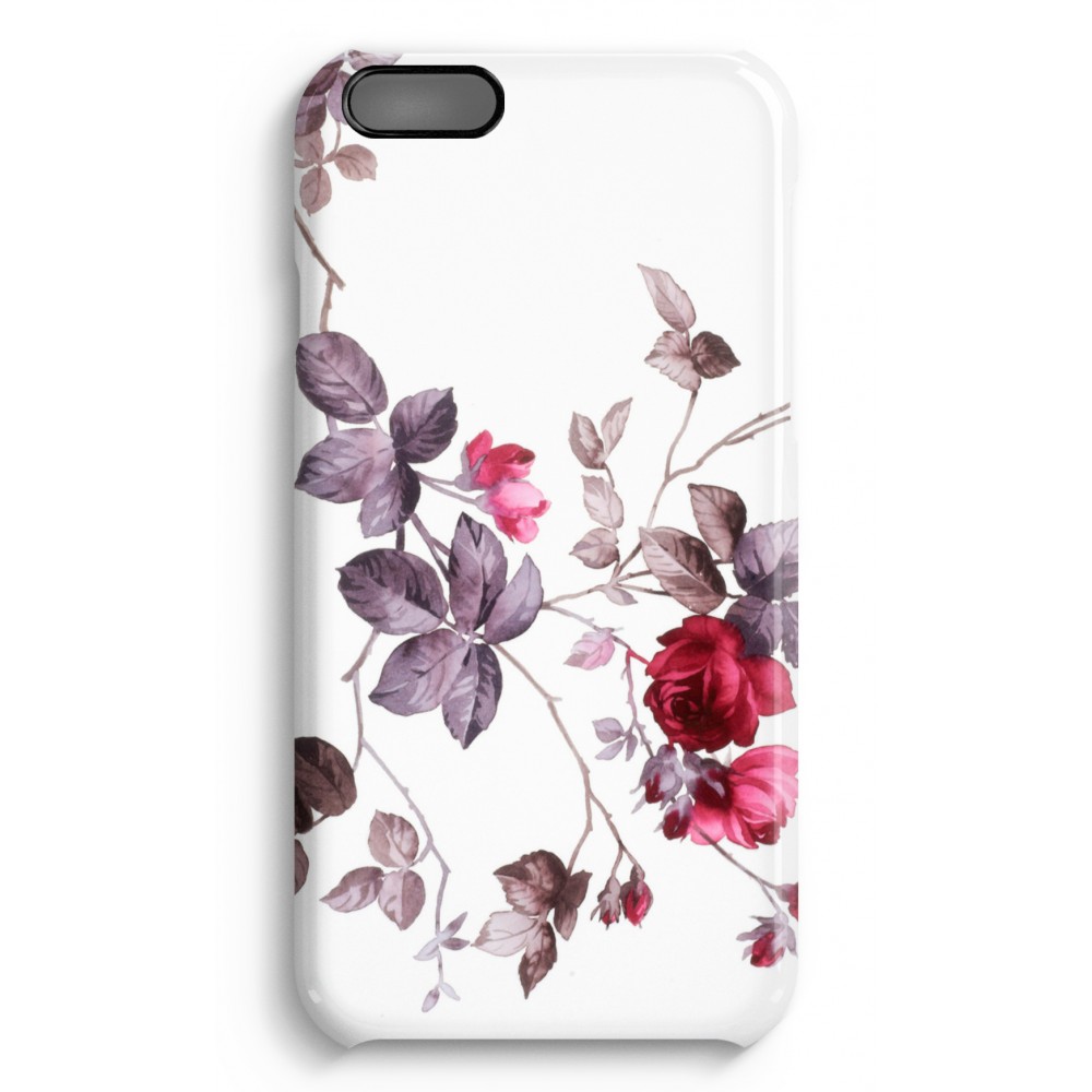 Apple Iphone 6 6S Plus Volledig Geprint Hoesje Hard Glossy Mooie Bloemen apple kopen in de aanbieding