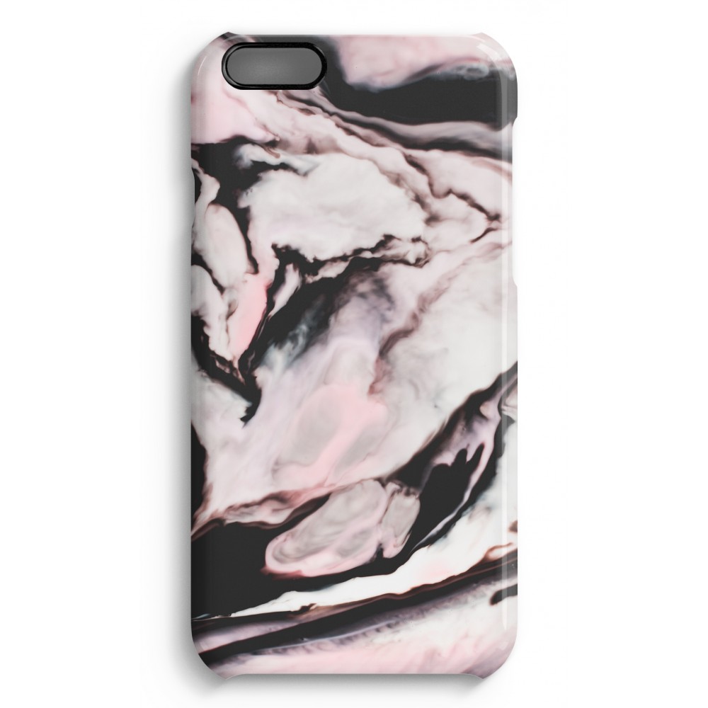 Apple Iphone 6 6S Plus Volledig Geprint Hoesje Hard Glossy Roze Stroom apple kopen in de aanbieding